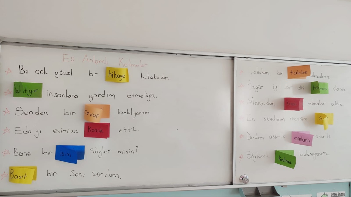 EŞ ANLAMLI KELİMELER TRENİ